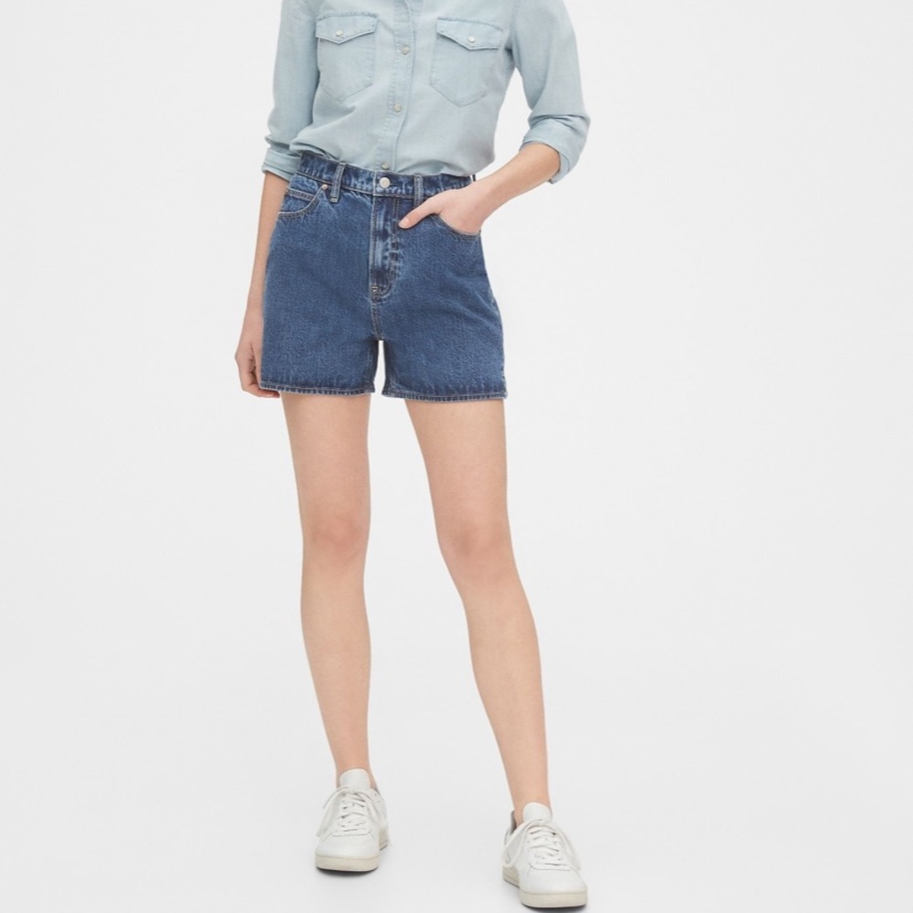 GAP High Waist Denim Shorts